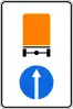 4.9.2 Direction of movement of vehicles with dangerous goods (proceed straight)