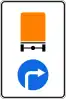 Direction of movement of vehicles with dangerous goods