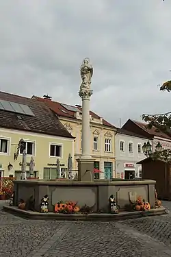 Fountain in town centre