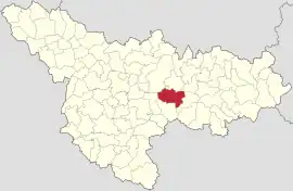 Location in Timiș County