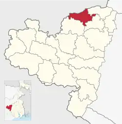 Location in West Bengal