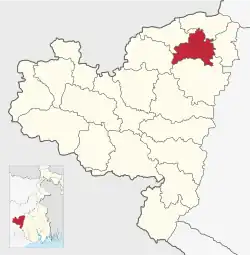 Location in West Bengal