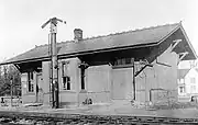 Railroad station, 1910