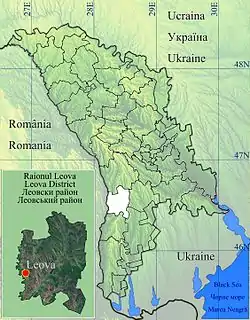 Sărățica Nouă is located in Moldova Leova