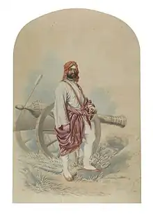 A portrait of Sher Singh Attariwalla, 1850