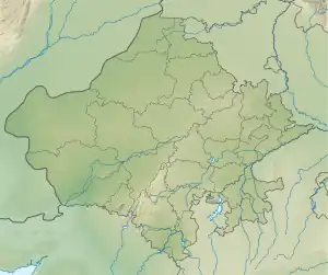 Location of Sambhar Lake