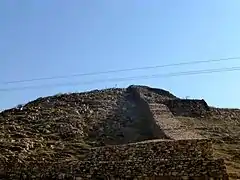 Rajgir, old city walls 6th century BCE