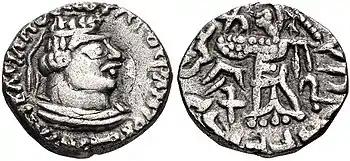 Coin of Rajuvula, c. 10 CE