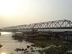 The Rama VI Bridge, the first bridge to cross the Chao Phraya River, opened in 1927