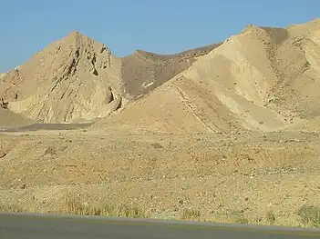 Ramon Fault on the southern side of Makhtesh Ramon