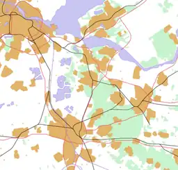 Maarn is located in Northeastern Randstad