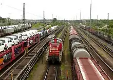 Image 31Variety of rolling stock in rail yard (from Rolling stock)