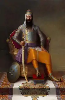 Maharaja Ranjit Singh, the founder of the Sikh Empire.