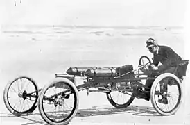 Ransom Olds' 1896/1897 "Pirate" racer was one of the first speedsters.