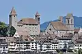 Schloss Rapperswil and Stadtpfarrkirche (St. John's church)