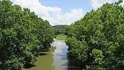 Rattlesnake Creek on the township's southwestern border