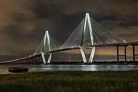 Image 6Arthur Ravenel Jr. Bridge from Charleston Harbor (from South Carolina)