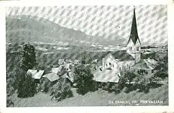 1918 postcard of Šentanel