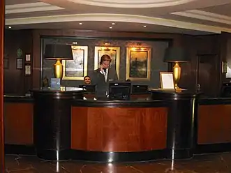 Reception at London Hilton on Park Lane