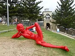 Reclining red man 2015