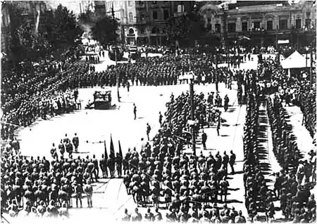 Image 55Red Army in Tbilisi (from History of Georgia (country))