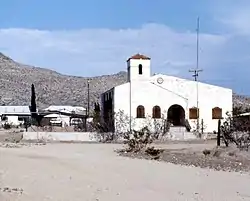 An abandoned church in Red Mountain