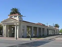 Historic station before adjacent Arrow construction