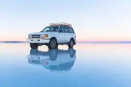 Reflection on the Salar de Uyuni