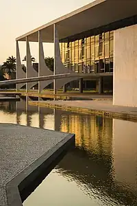 The Planalto at dusk