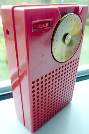 A Regency TR-1 transistor radio