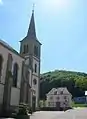 Reisdorf town hall and church