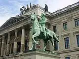 Sculpture of Frederick William, Duke of Brunswick-Wolfenbüttel in front of Brunswick Palace