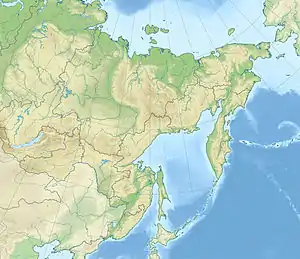 Yana-Oymyakon Highlands is located in Far Eastern Federal District