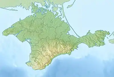 Perekop is located in Crimea