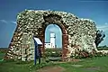 Remains of St Edmund's Chapel and Lighthouse.