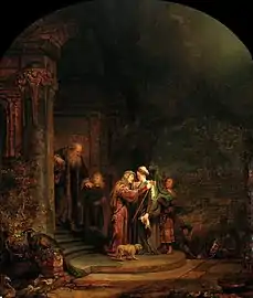 Rembrandt van Rijn, The Visitation, 1640