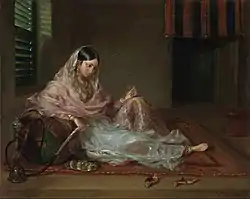 Image 4A woman in Bengal region in the eastern part of the Indian subcontinent, clad in fine Bengali muslin, 18th century. (from History of clothing and textiles)