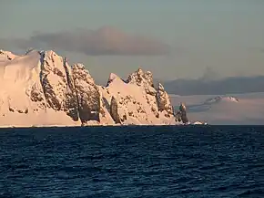 Renier Point from Bransfield Strait