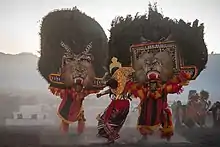 Image 72Reog Ponorogo performance at Mount Bromo, East Java (from Culture of Indonesia)