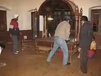 Repairing the inside of Gurudwara Sahib Chail