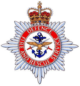 Logo of the Defence Fire and Rescue Service