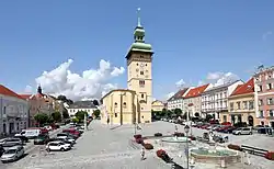 Main square of Retz