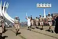 Torch relay in Brasília, with the marathoner Vanderlei Cordeiro de Lima (3 May).