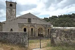 Catholic Church of San Juan Bautista in Revilla de Orejana (Orejana) in the province of Segovia (Castile and León / Spain)