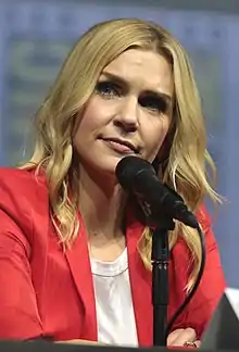 Rhea Seehorn at the 2018 San Diego Comic-Con International in San Diego, California.