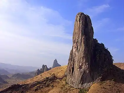 Image 23Volcanic plugs dot the landscape near Rhumsiki, Far North Region. (from Cameroon)