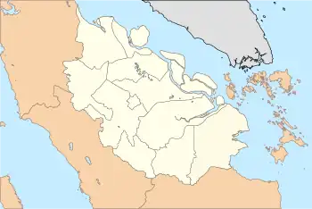 Teluk Kuantan is located in Riau