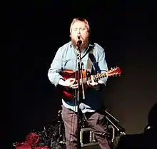 Dawson performing in 2015