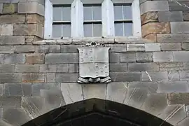 Coat of arms on the tower