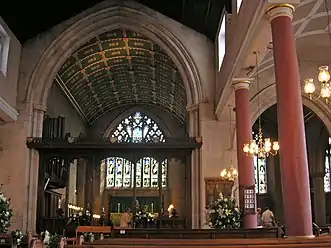 Interior, looking towards the chancel